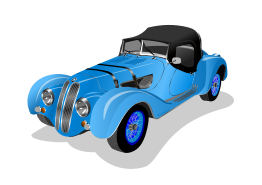 BMW 328 Roadster 1938 (blue)
