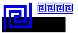 Edge To Edge 4 Turns Greek Key, Inverse Meandre, With Lines