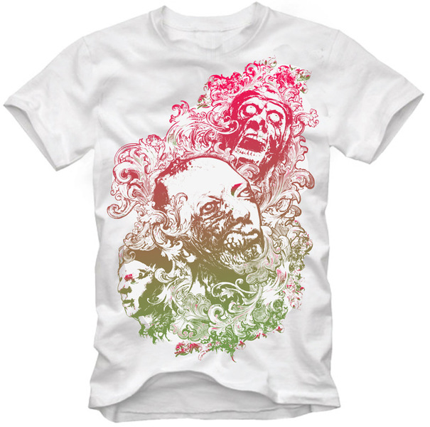 Floral shirt design
