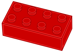 Red LEGO Brick