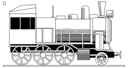 Retro locomotive