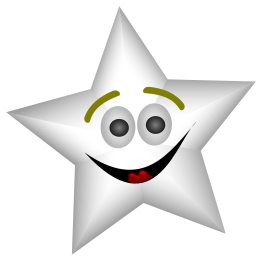 Smiling Star with Transparency