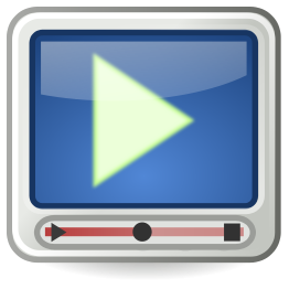 Tango-styled video player icon