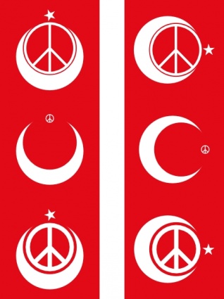 Turkish Peace clip art